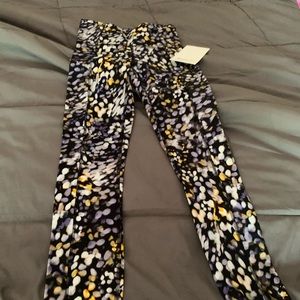 Brand new multi colored leggings 25”
